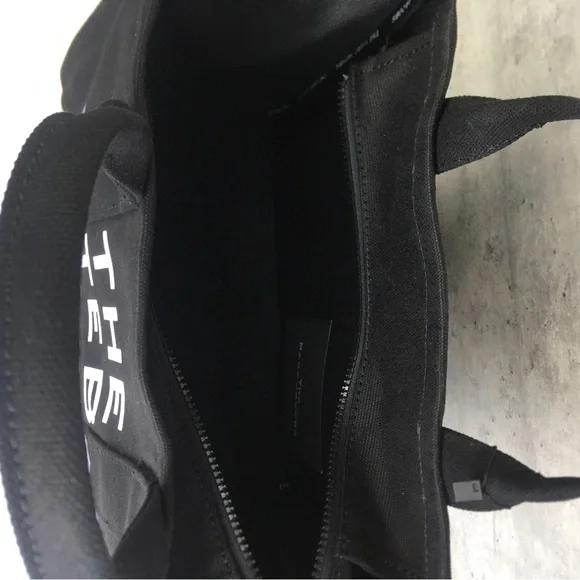Marc Jacobs Black Tote with White Accents Szie M - Picture 11 of 11